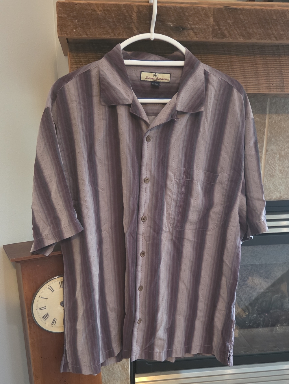 Tommy Bahama Short Sleeve Silk Camp Shirt
